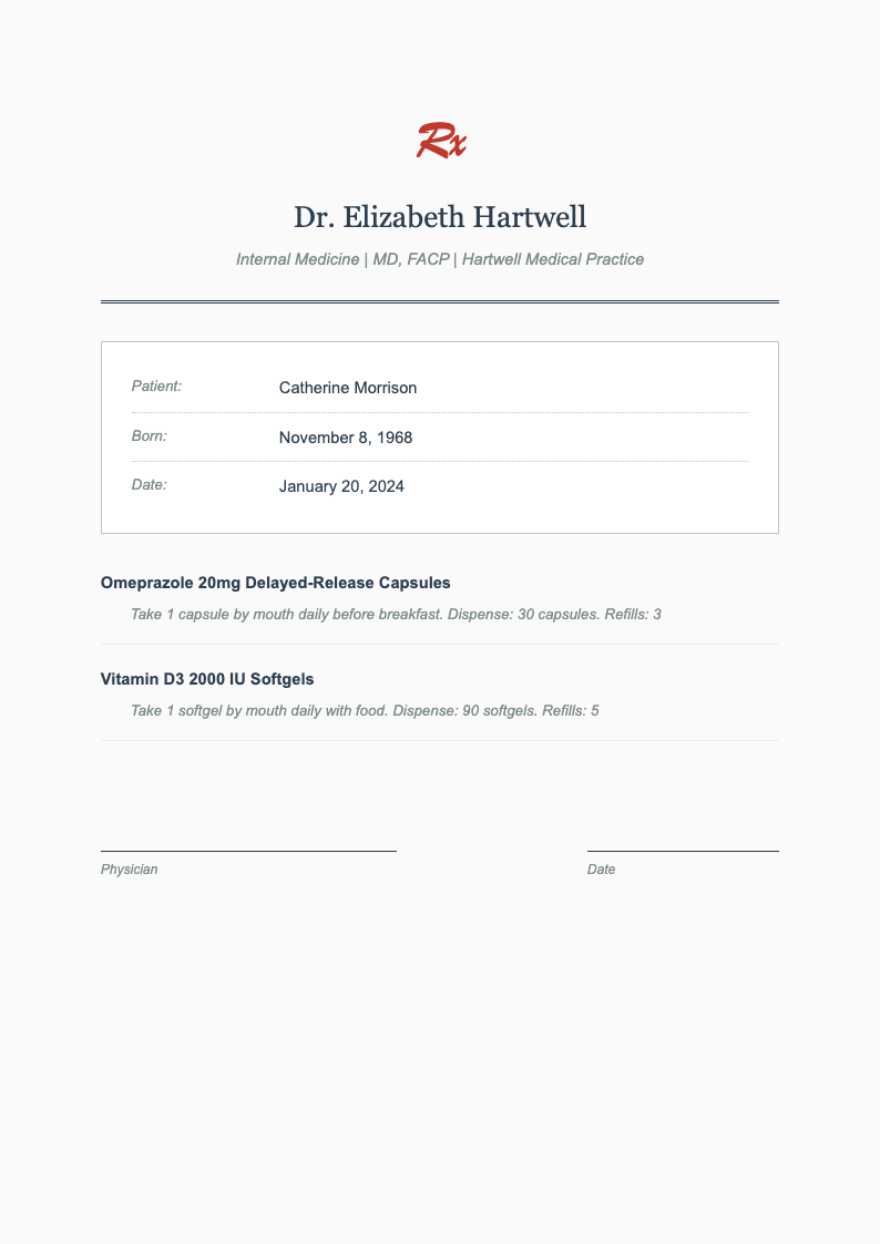 Script header prescription